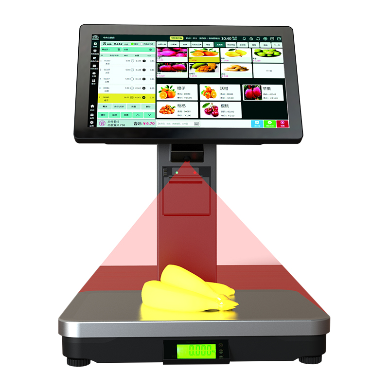 Pos System Retail Label Scale with Thermal Printer For Supermarket Cashier with AI Camera-Buy Electronic Scale With Lable Printer, Pos Scale, Weighing Scale With Printer Product on Masung